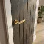 Internal Farley Door in Ash Grey, Fully Finished with Solid Engineered Core - detail view