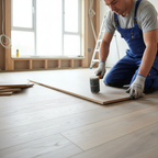 Premium 14mm Light Brushed Engineered Real Wood Flooring with Easy 5G Click Installation