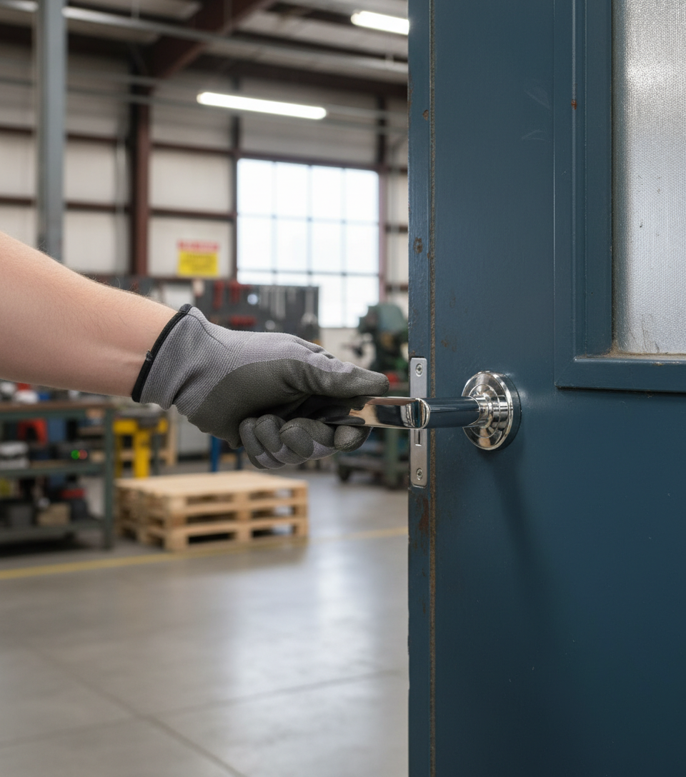 Premium Concept Lever On Round Rose Door Handle with 2 Part Screw Design for Easy Installation and Use