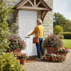 Premium 6 Panel White Composite External Door - Low Maintenance, Thermally Efficient, Fully Finished Design