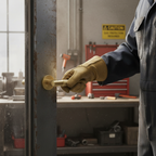 Premium Knurled Lever Handle on Round Rose - Contemporary Design with 5 Finishes Available