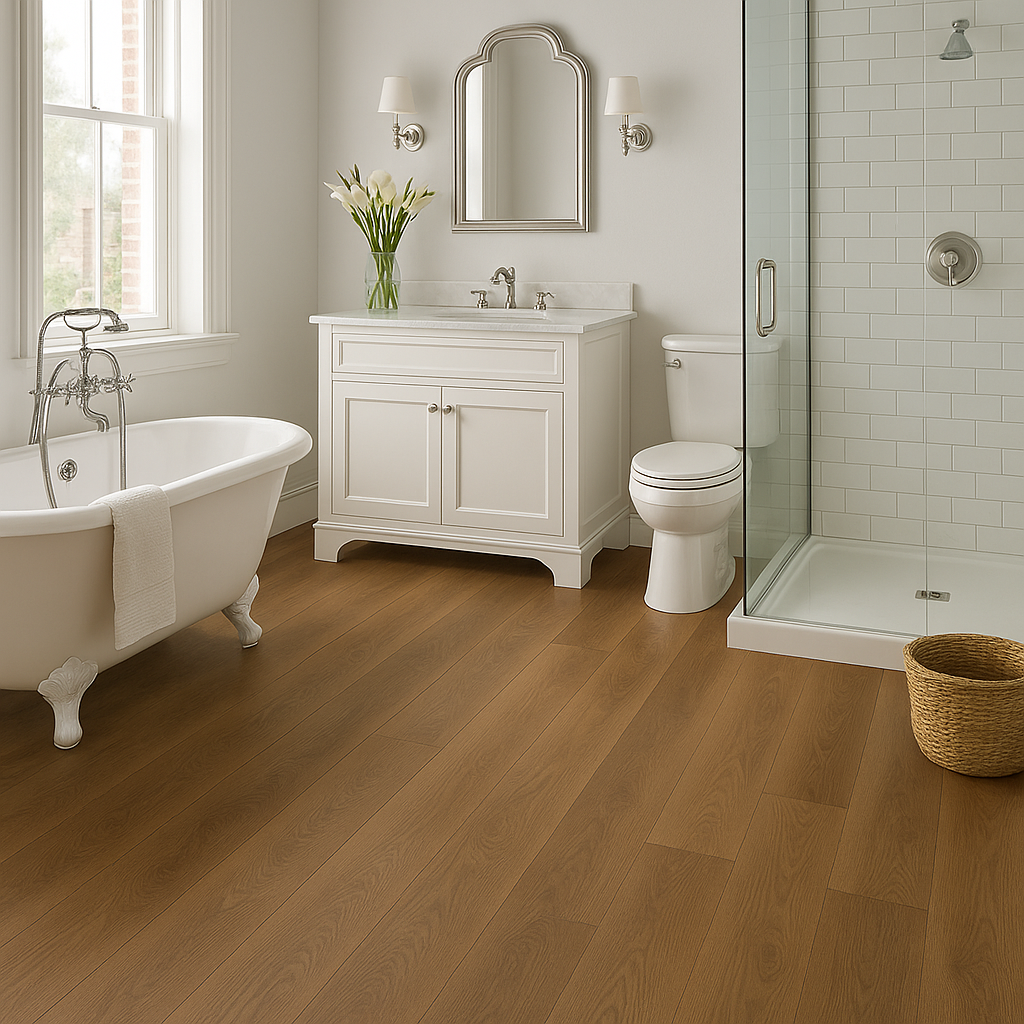 Water-Resistant Laminate Flooring 8mm with 4V Bevel Edge, 1285 x 190mm