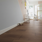 Premium 2.4m White Painted Ribbed Base Moulding 14mm x 91mm for Elegant Interior Finishes