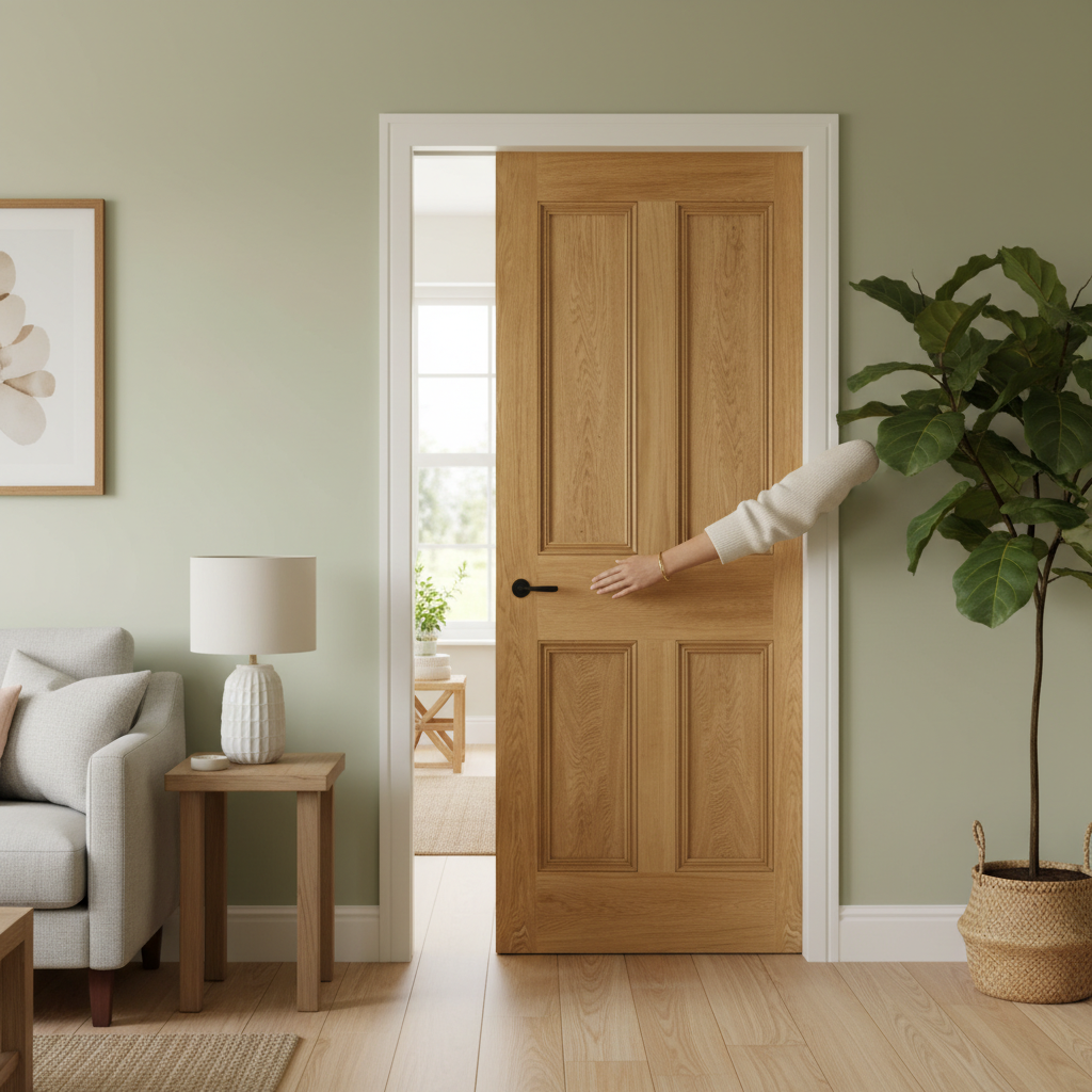 Premium Flat Panel 4P Pocket Door System with Adjustable Jambs and Soft Close Options for Elegant Interior Spaces
