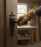 Premium Barley Twist Lever on Gothic Backplate - Ideal for Authentic Interiors - High-Quality Professional Grade for Industrial and Commercial Appl...