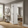 Internal Bi-Fold Door, White Primed, Solid Engineered Timber Core