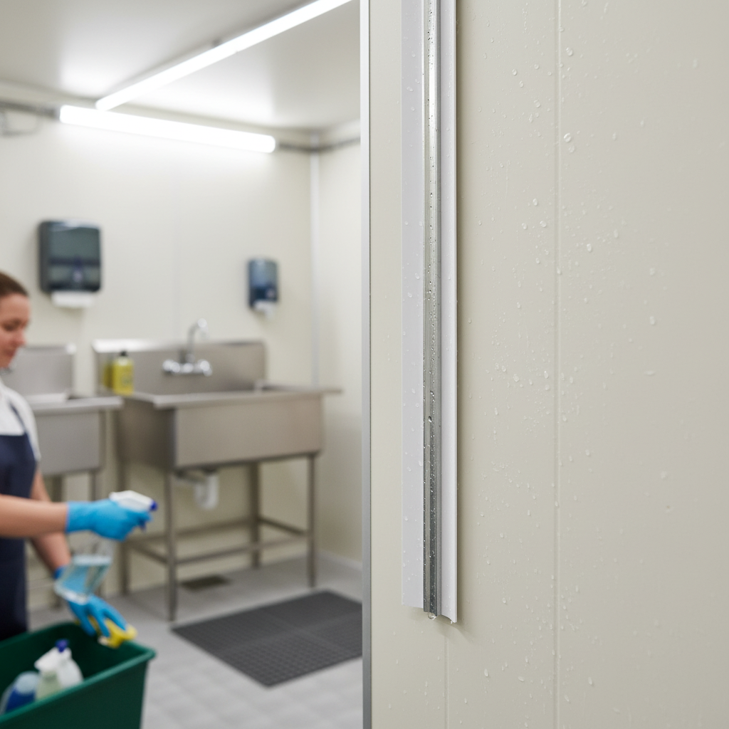 Premium PVC Wall Panelling Internal Corner Trim - Durable Silver Finish for Seamless Installation - Image 2