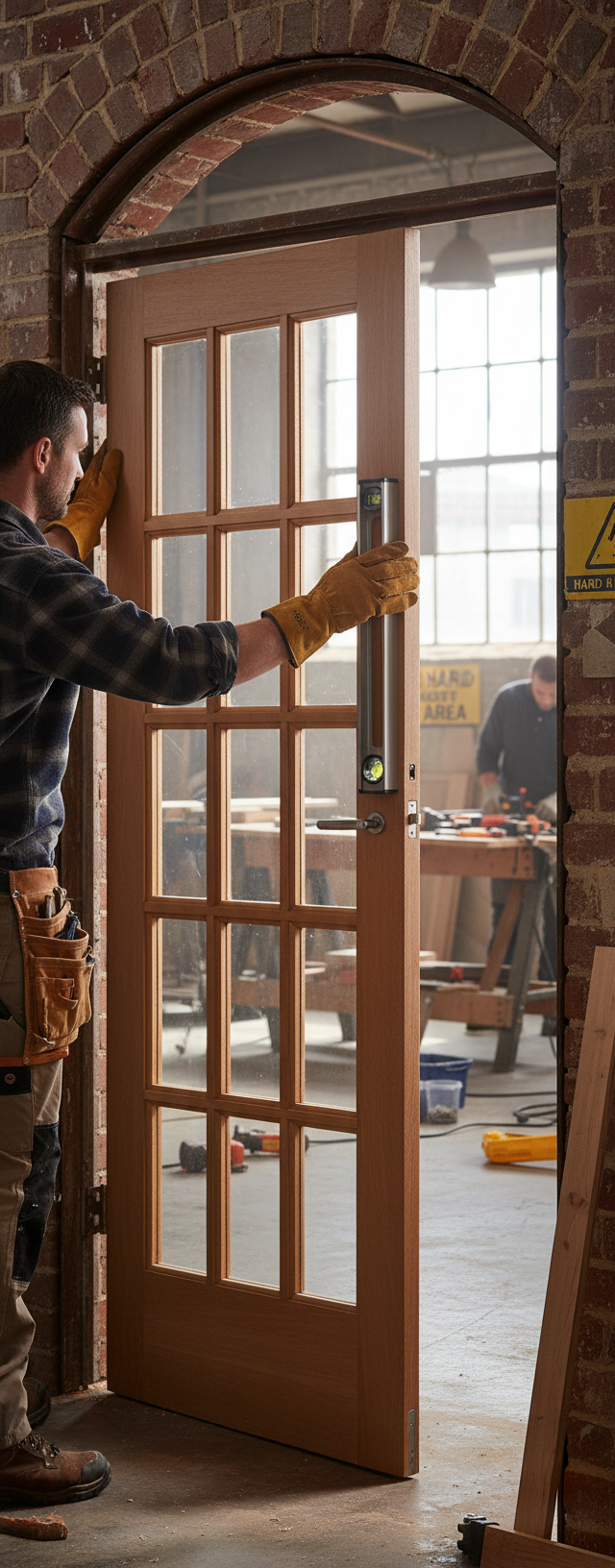 Premium 15 Light Unglazed External Door - Customizable Glazing Options, Untreated for Paint or Stain Finish