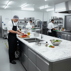 Premium Rounded Edge Laminate Worktop 3000mm x 600mm x 28mm - Durable Stone Effect Finish for Kitchen Elegance - Image 2