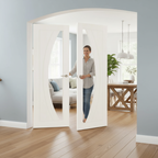 Premium Internal Clear Glazed French Doors with Safety Glass for Elegant Home Entryways