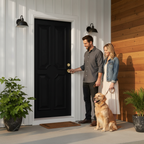 Premium Custom Made External Door - Solid Merbau Hardwood, 44mm Thickness, Custom RAL Colour Options