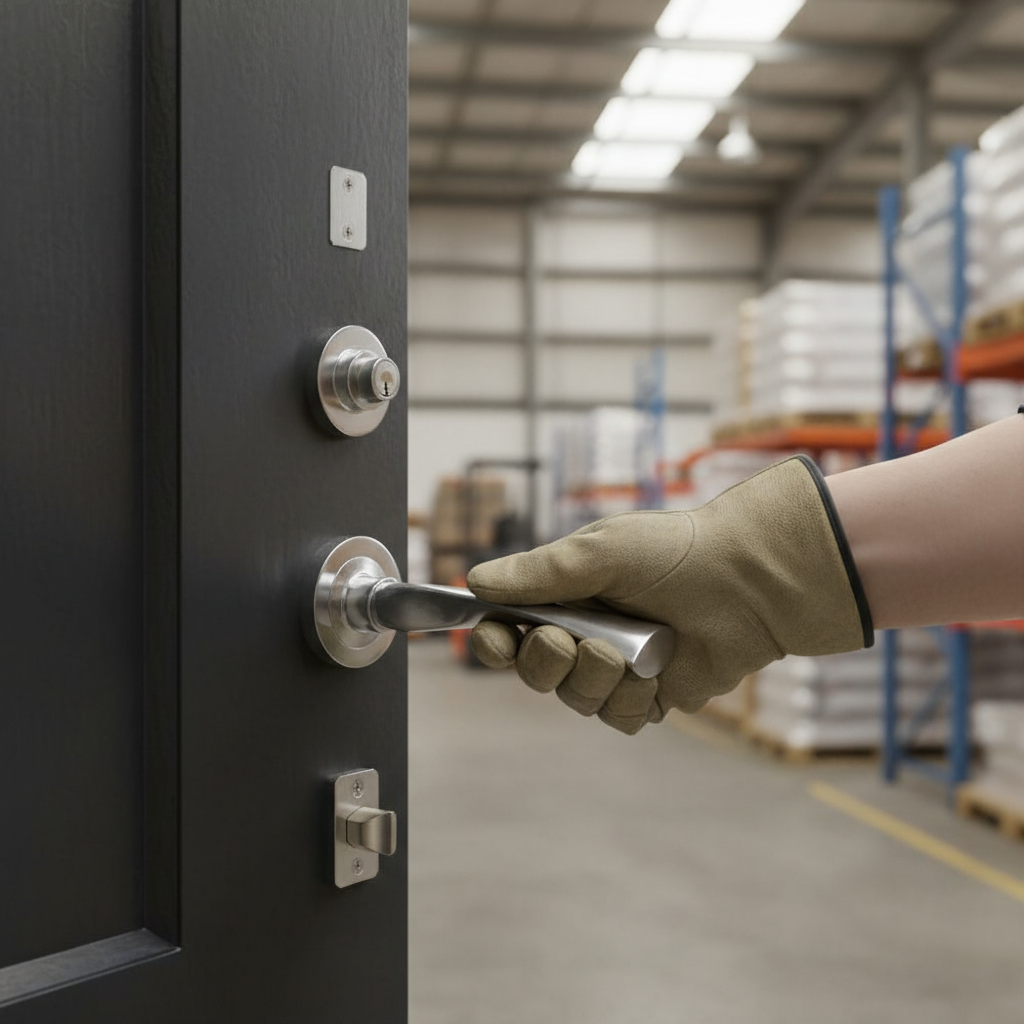 Premium Door Handle Pack with Contemporary Lever Design and Satin Chrome Finish - Includes Hinges and Latch Options