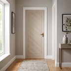 Internal Laminate Stockholm Door in Ivory with Fully Finished Surface