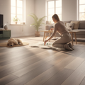 Premium 12mm Laminate Flooring in Deep Oak Tone with AC5 Rating for Heavy Traffic Areas