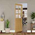Premium 6L Flush Pocket Door Set with Bevelled Glass for Natural Light and Space-Saving Design