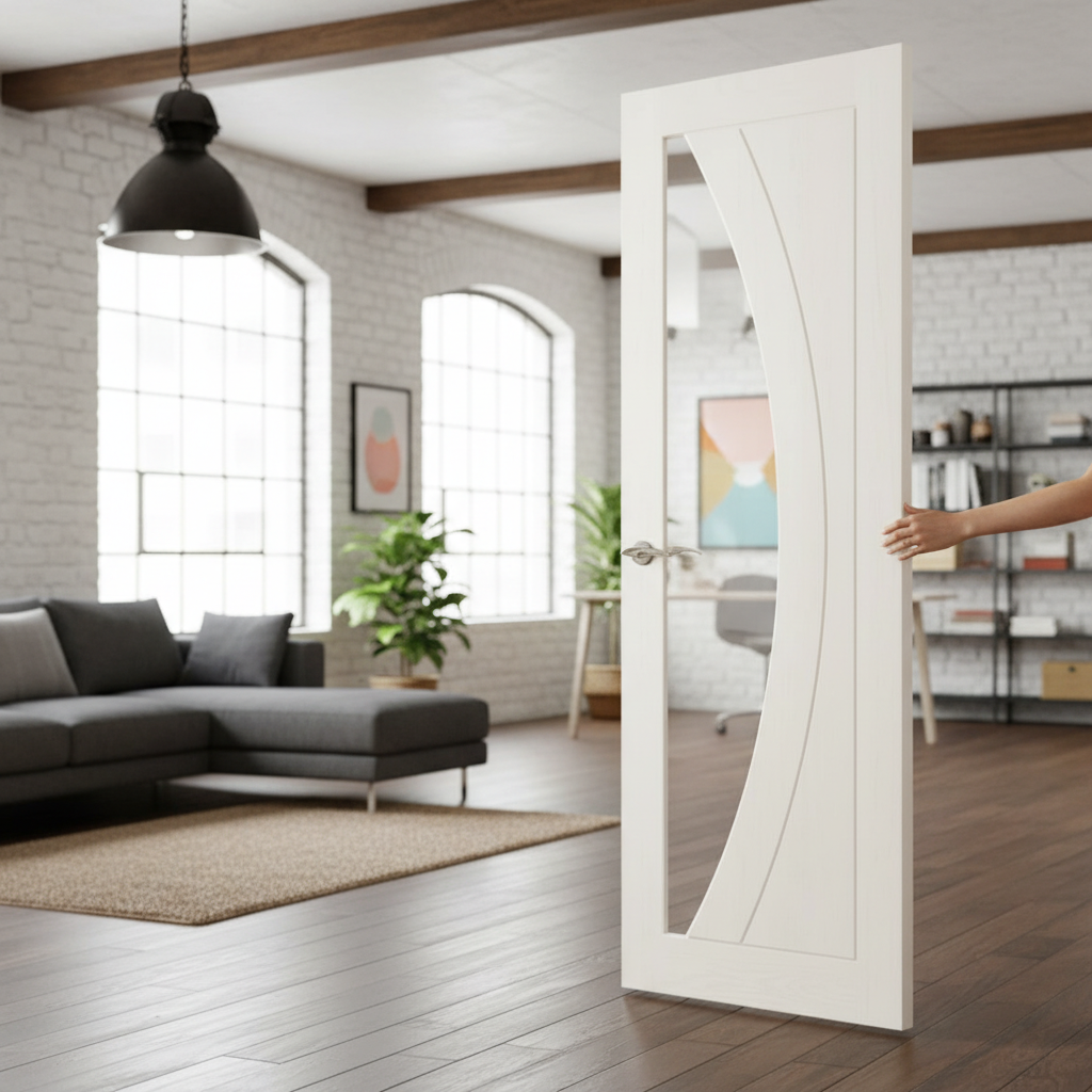 Premium Internal Clear Glazed French Doors with Safety Glass for Elegant Home Entryways