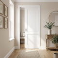 Pocket Door Set, Internal White, 100mm, Hollow Core, Primed Finish, 2 Panel Design
