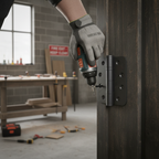 Premium 100mm Fire Rated Ball Bearing Radius Hinge Pair - Matt Black Finish for Durable Interior Doors