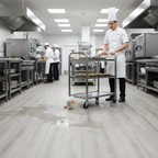 Premium 8mm Water-Resistant Laminate Flooring with Elegant Grey Oak Finish for Timeless Interior Design