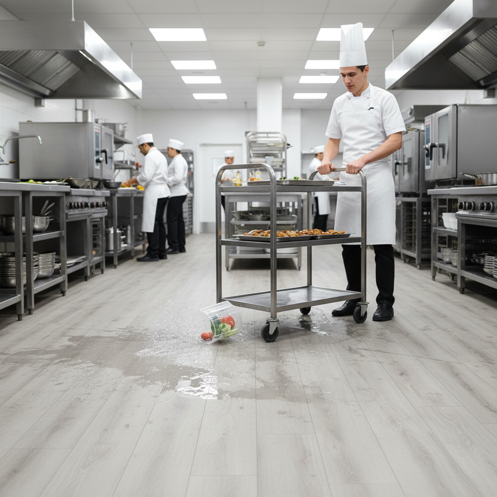 Premium 8mm Water-Resistant Laminate Flooring with Elegant Grey Oak Finish for Timeless Interior Design