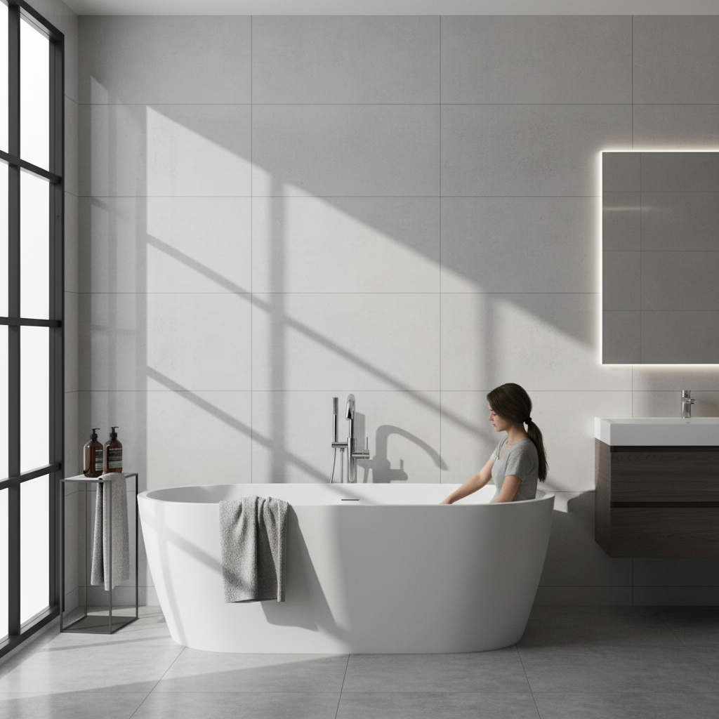 4mm High Gloss Wall Panelling with Waterproof Limestone Core and Fire-Retardant Finish for Modern Interiors - Image 2