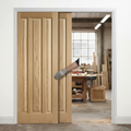 Professional Telescopic Pocket Door System with Wooden Jamb Kit and Adjustable Features for Space-Saving Solutions