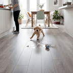 Premium 8mm Embossed Laminate Flooring - Water-Resistant Surface, Ideal for Kitchens and Bathrooms