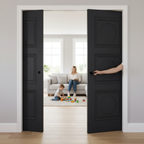 Premium 3 Panel Double Pocket Door Set with Galvanised Steel Frame and Elegant Design for Residential and Commercial Use