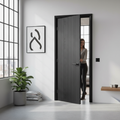 Premium Charcoal Internal Door with Modern Design and Solid Core Construction - Ready to Hang for Quick Installation
