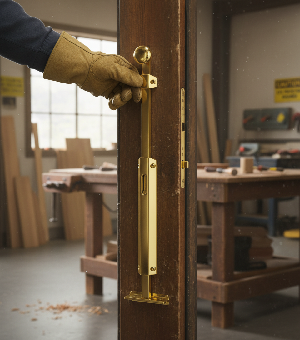 Premium Extended Surface Bolt with 150mm Length and 355mm Overall Dimension for Enhanced Security