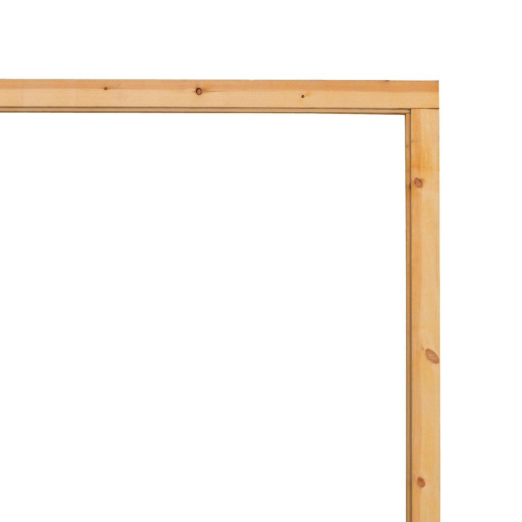 External Universal Unfinished Knotty Pine Garage Door Frame, Brown, 10-Year Guarantee