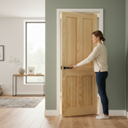 Premium Clear Pine Unfinished 4 Panel Internal Door for Versatile Home Interiors