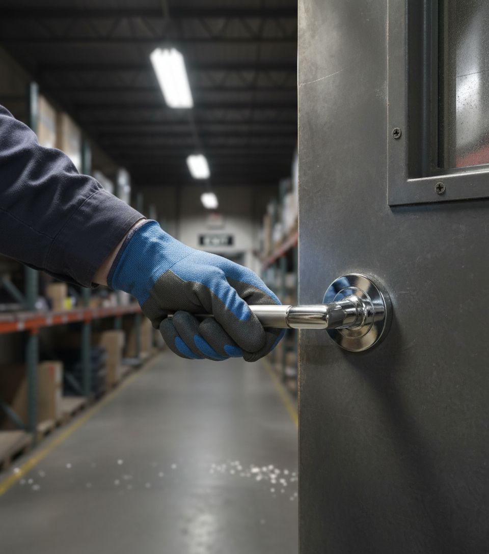 Premium Modern Door Handle with Dual Finish in Polished and Satin Chrome for Stylish Interiors