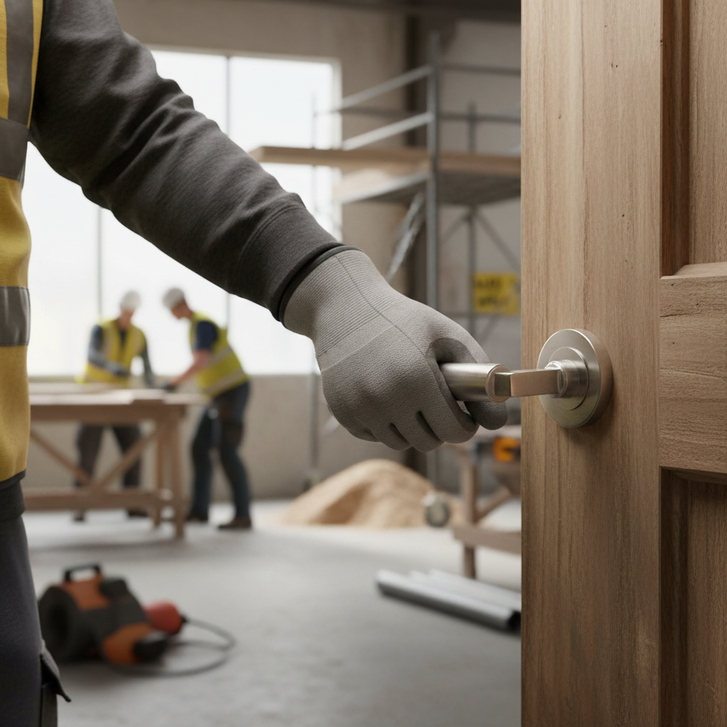 Premium Lever Door Handle on Rose - Satin Nickel Finish with Concealed Fix and 25-Year Guarantee for Modern Doors