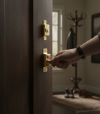 Premium 60mm Rim Cylinder Night Latch with Hold Open Facility and 3 Keys for Easy Operation