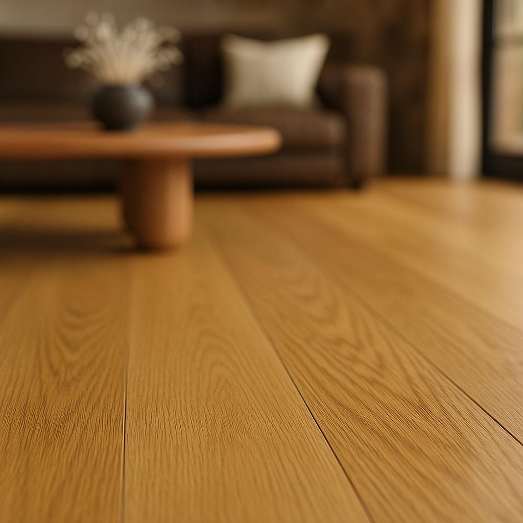 HydroShield Waterproof Engineered Real Wood Flooring in Country Oak - detail view