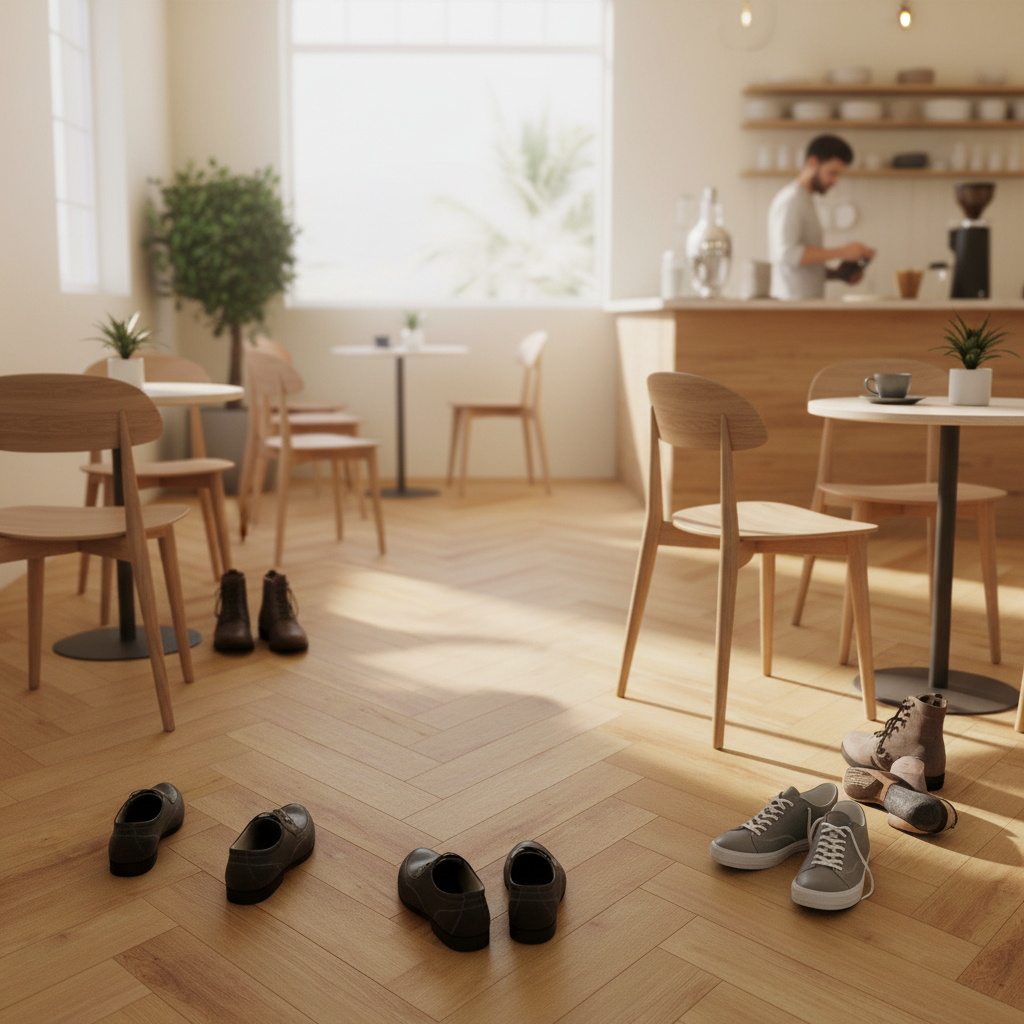 Premium 2mm UV Coated Herringbone Luxury Vinyl Flooring with Oak Effect for High-Traffic Areas