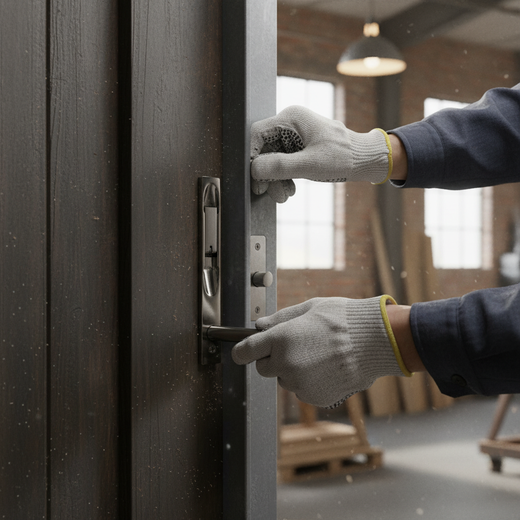 Premium 150mm Lever Action Flush Bolt with Stylish Black Nickel Finish for Modern and Traditional Doors