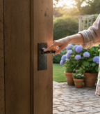 Premium Antique Door Lever Furniture on Backplate for Authentic Interiors - High-Quality Professional Grade for Industrial and Commercial Applications