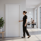 Premium Internal White Primed Parma Door with Semi-Solid Core for Complete Privacy and Easy Finishing