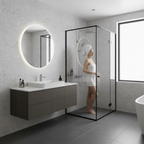 Grey Concrete PVC Waterproof Wall Panelling - Mould-Resistant, Easy to Clean, Ideal for High-Moisture Environments - Image 2