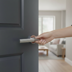 Premium Door Handle Pack with Polished Chrome Finish - Elegant Lever Design with 10-Year Guarantee