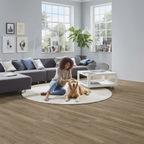 Premium 8mm Embossed Laminate Flooring with Water-Resistant Surface for Moisture Protection