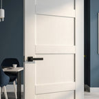 Internal White Shaker 4 Panel Primed Made-to-Measure Door - detail view