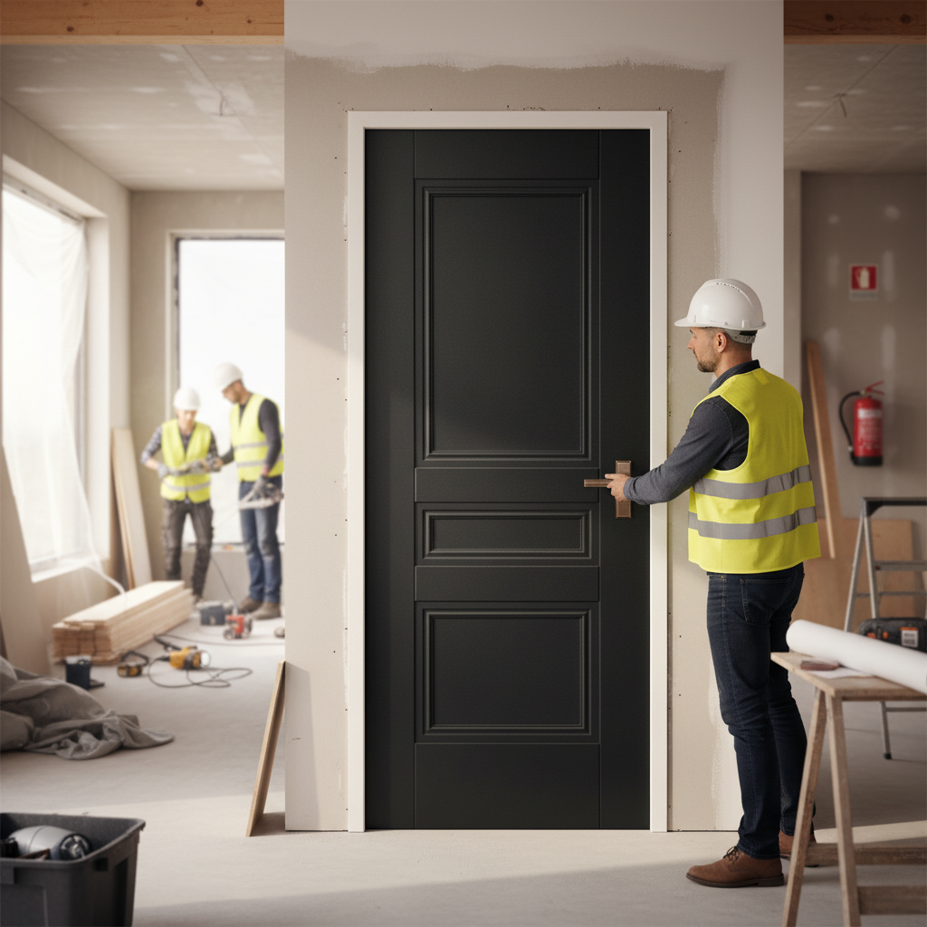 Premium Internal Fully Finished Elegance Henley 3 Panel Door with Engineered Core and Traditional Bolection Mouldings