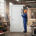 Premium Internal White Primed FD30 Fire Door with Solid Core and Acoustic Performance