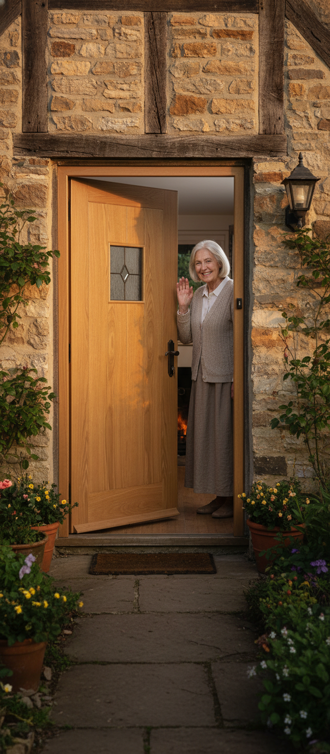 Premium Triple Glazed External Door with Traditional Style and Raised Mouldings for Period Properties