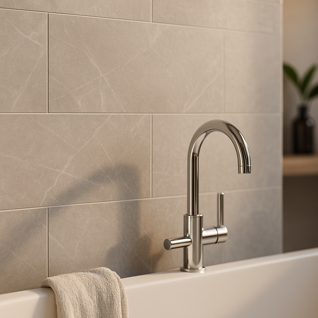 Waterproof 4mm SPC Wall Panelling with UV Coating for Durability - detail view