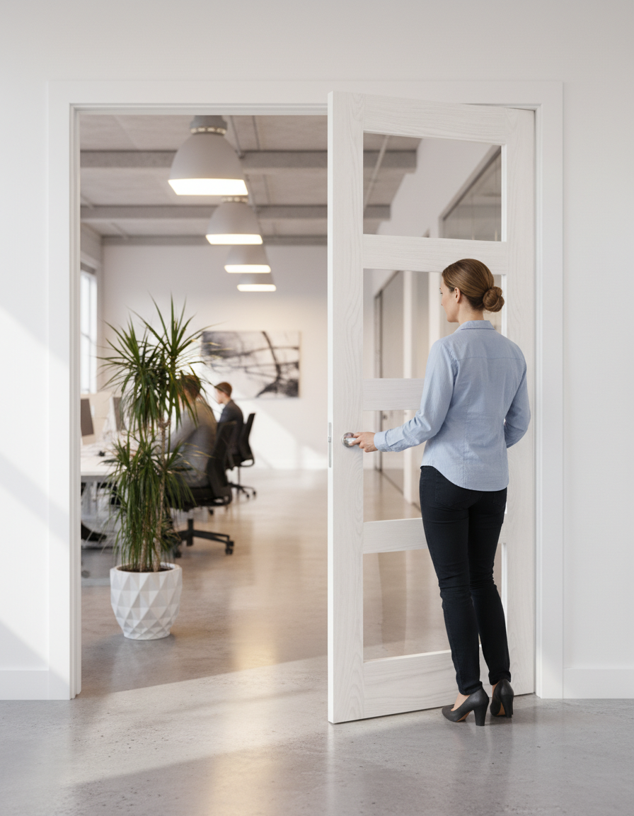 Premium Custom Made Fire Door Pair FD30 - Bespoke Internal Fire Safety Door Solution with Custom Sizing Options