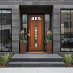 Premium Custom Made External Door in Solid Merbau Hardwood with RAL Colour Options and 44mm Thickness